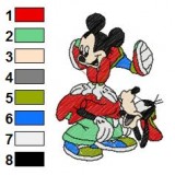 Mickey And Pals Embroidery 18